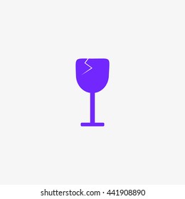 wine glasses, icon