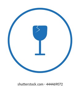 wine glasses, icon