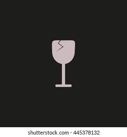 wine glasses, icon