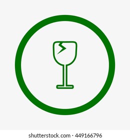 wine glasses, icon