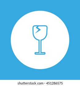 wine glasses, icon