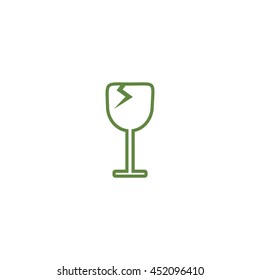 wine glasses, icon
