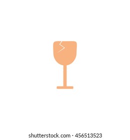 wine glasses, icon