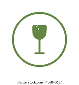 wine glasses, icon