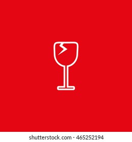 wine glasses, icon