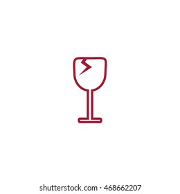 wine glasses, icon