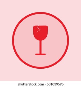 wine glasses, icon