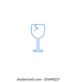 wine glasses, icon