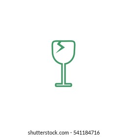 wine glasses, icon
