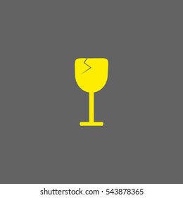 wine glasses, icon
