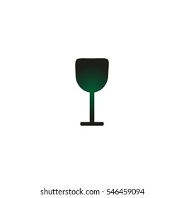 wine glasses, icon