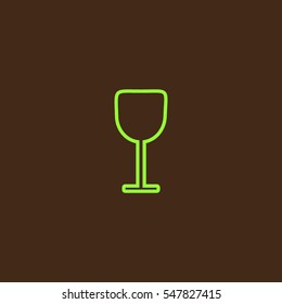 wine glasses, icon