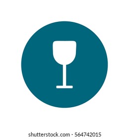 wine glasses, icon