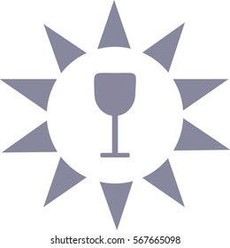 wine glasses, icon