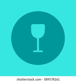 wine glasses, icon