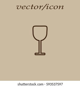 wine glasses, icon