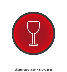 wine glasses, icon