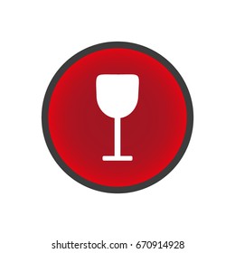 wine glasses, icon