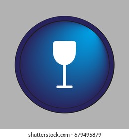 wine glasses, icon