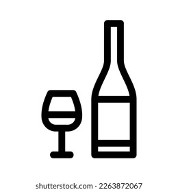 wine glasses icon or logo isolated sign symbol vector illustration - high quality black style vector icons
