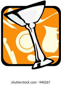 Vidrio.Ilustración vectorial