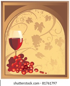 wine and grape