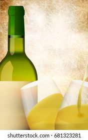 Wine grape autumn background