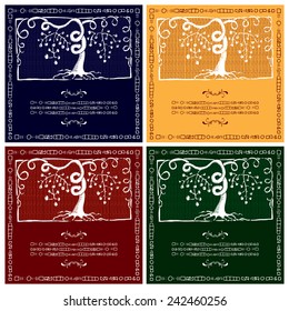 Wine grape by sort covers illustration 