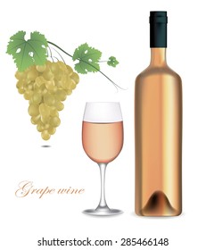 Wine, grape, glass