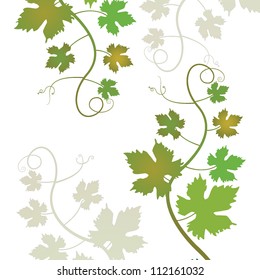 Wine Grape Leaf Background