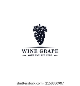 Wine grape logo -  vector illustration, suitable for your design need, logo, illustration, animation, etc.