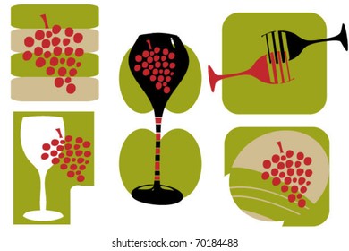 wine grape symbols