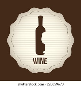 wine graphic design , vector illustration