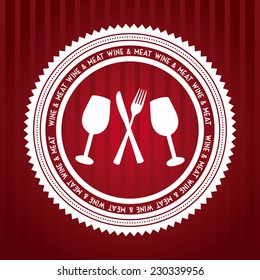 wine graphic design , vector illustration