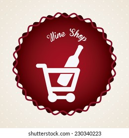 wine graphic design , vector illustration