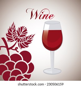 wine graphic design , vector illustration