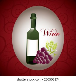 wine graphic design , vector illustration