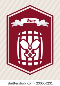 wine graphic design , vector illustration