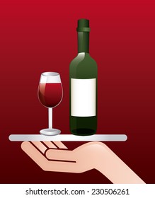 wine graphic design , vector illustration