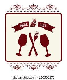 wine graphic design , vector illustration