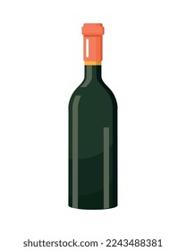 wine green bottle drink icon