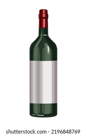 wine green bottle luxury icon