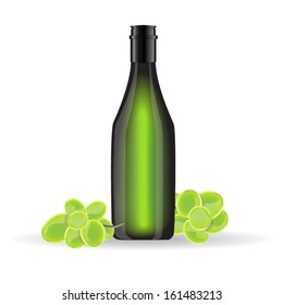 Wine. Green grapes