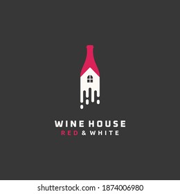 Inspiración en el diseño de la plantilla de la botella y el logotipo de la ventana