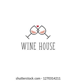 Wine House Logo Design
