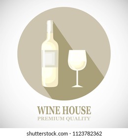 Wine house logo, label, banner, emblem