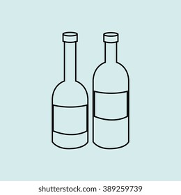 wine icon design 