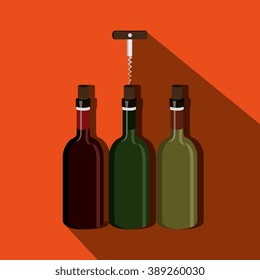 wine icon design 