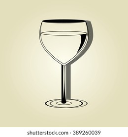 wine icon design 