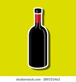 wine icon design 